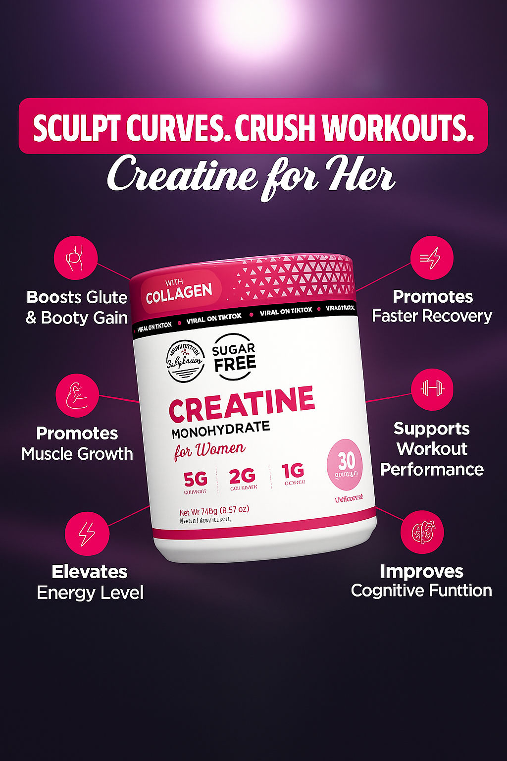 GLUTIFY™ - Creatine Monohydrate for Women