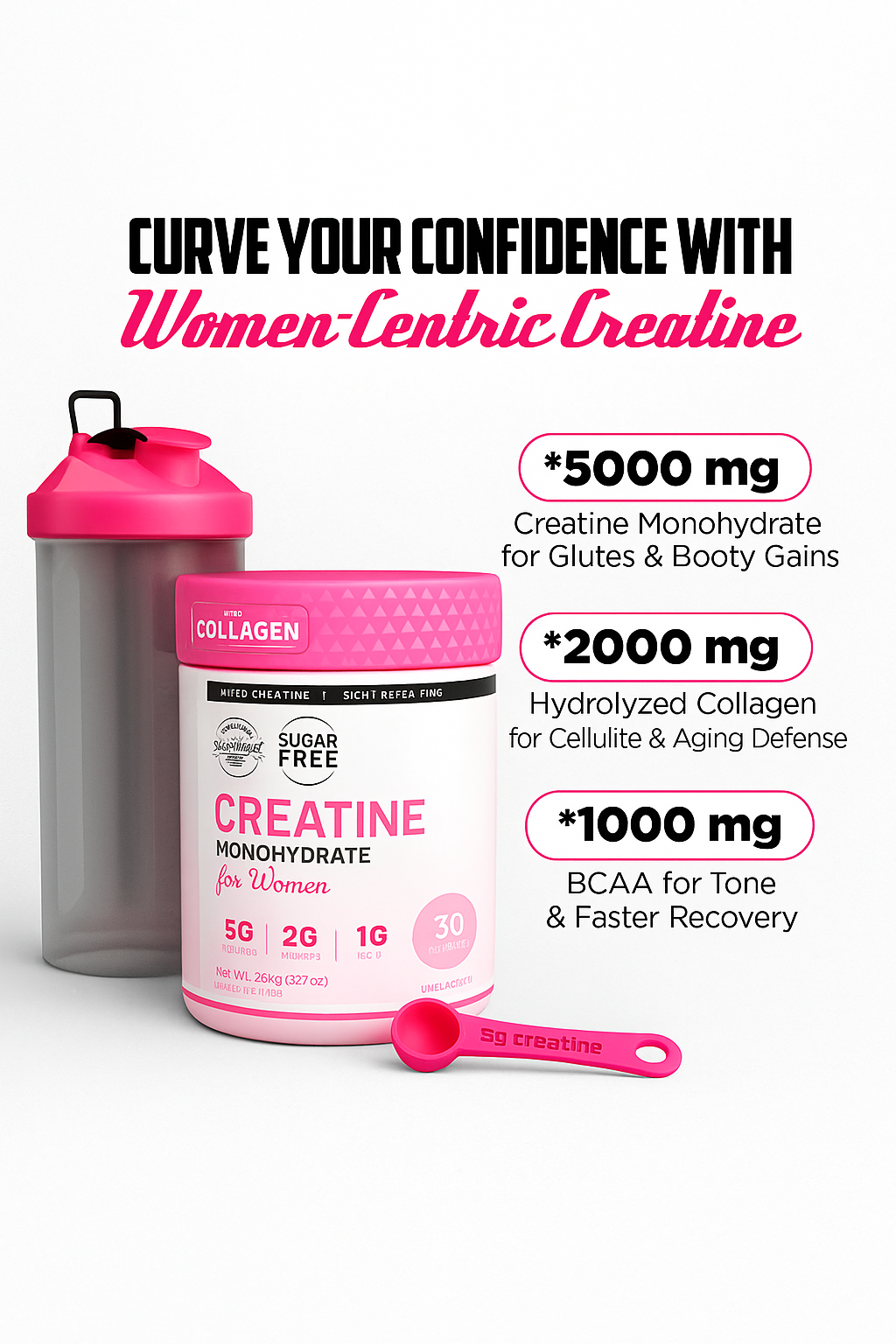 GLUTIFY™ - Creatine Monohydrate for Women